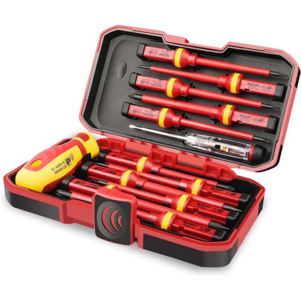 1000V Insulated Electrician Screwdriver Set, All-in-One Premium Professional